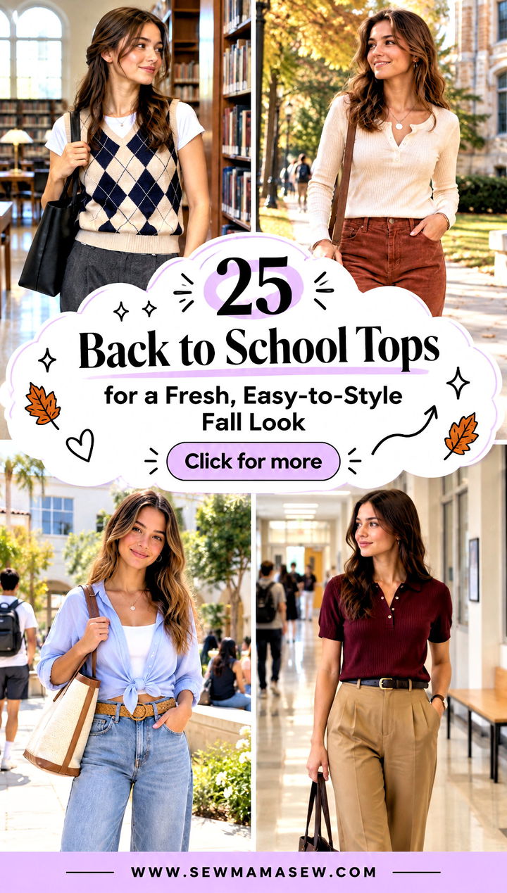 25 Back to School Tops for a Fresh Easy-to-Style Fall Look - 25 Back to School Tops for a Fresh, Easy-to-Style Fall Look