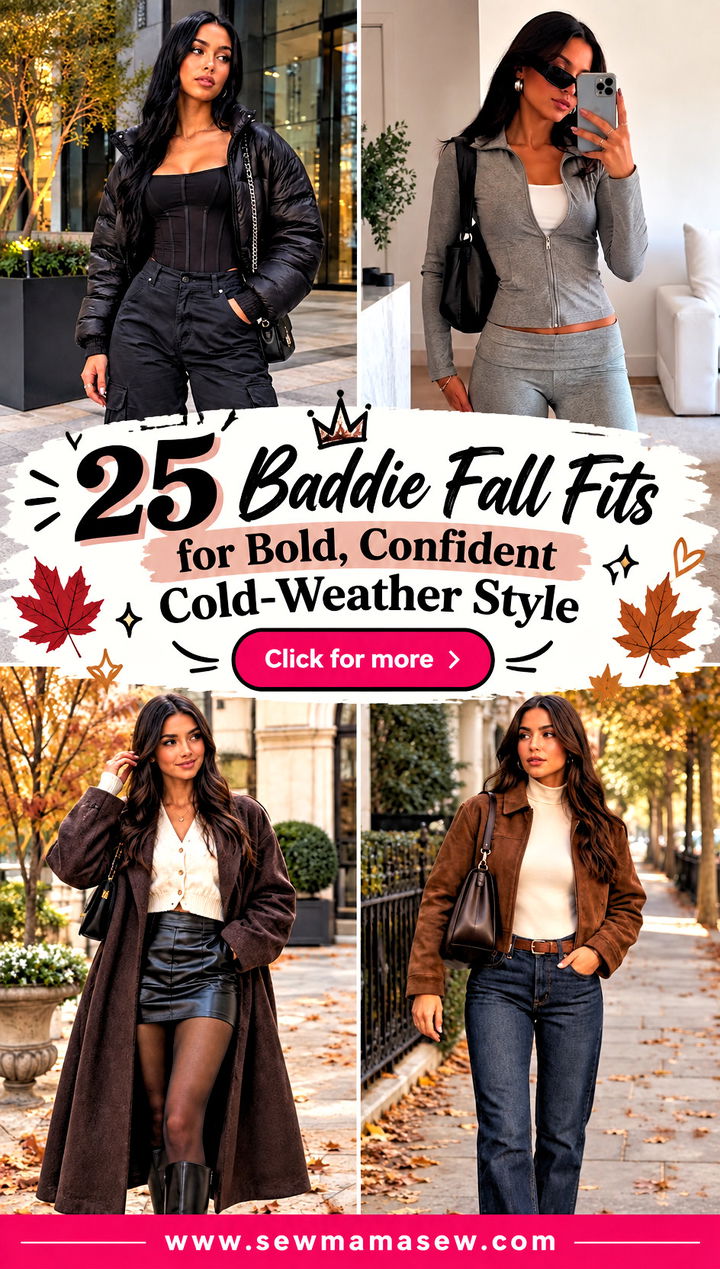 25 Baddie Fall Fits for Bold Confident Cold-Weather Style - 25 Baddie Fall Fits for Bold, Confident Cold-Weather Style