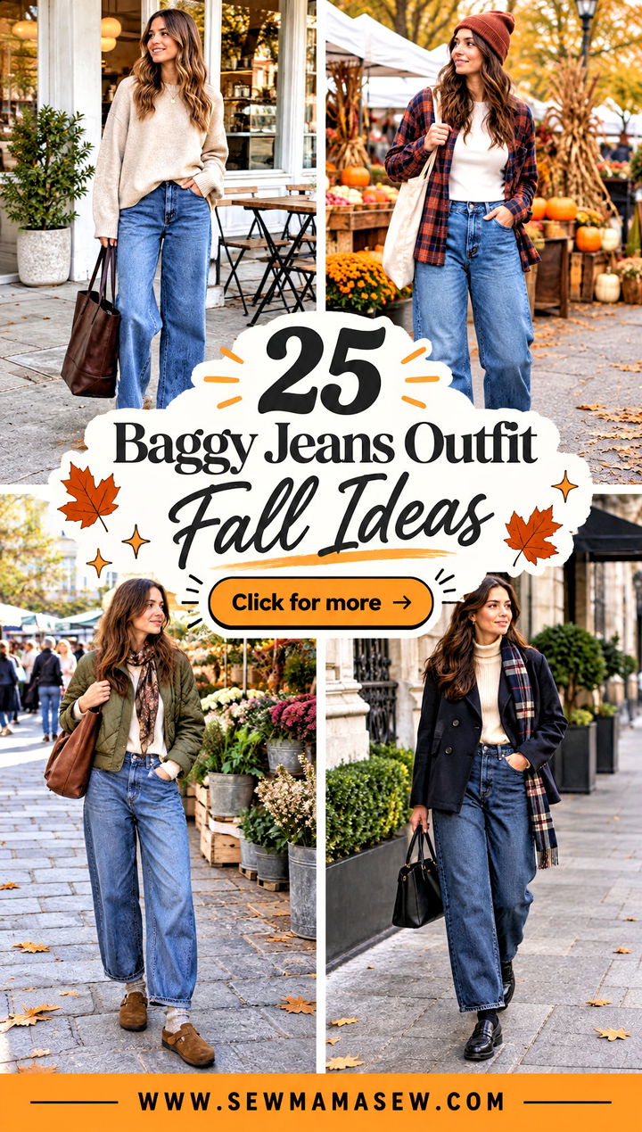 25 Baggy Jeans Outfit Fall Ideas for Effortlessly Cool Days - 25 Baggy Jeans Outfit Fall Ideas for Effortlessly Cool Days