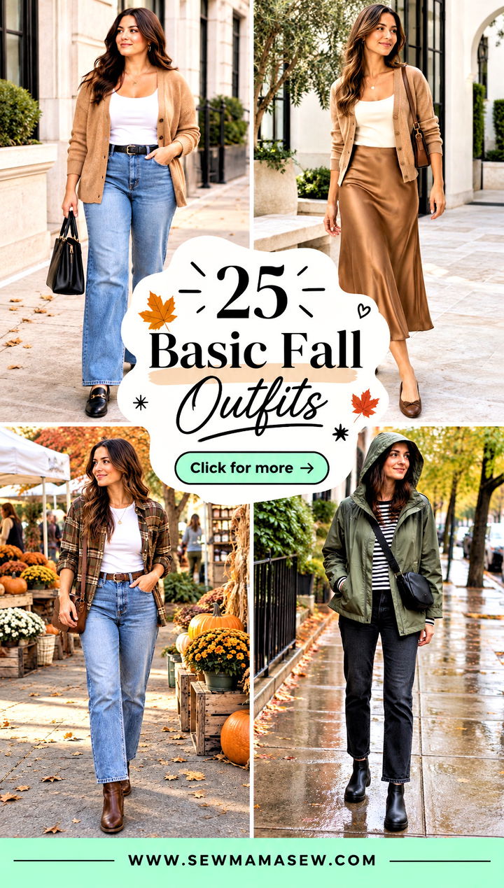 25 Basic Fall Outfits for Chic Stress-Free Morning Style - 25 Basic Fall Outfits for Chic, Stress-Free Morning Style