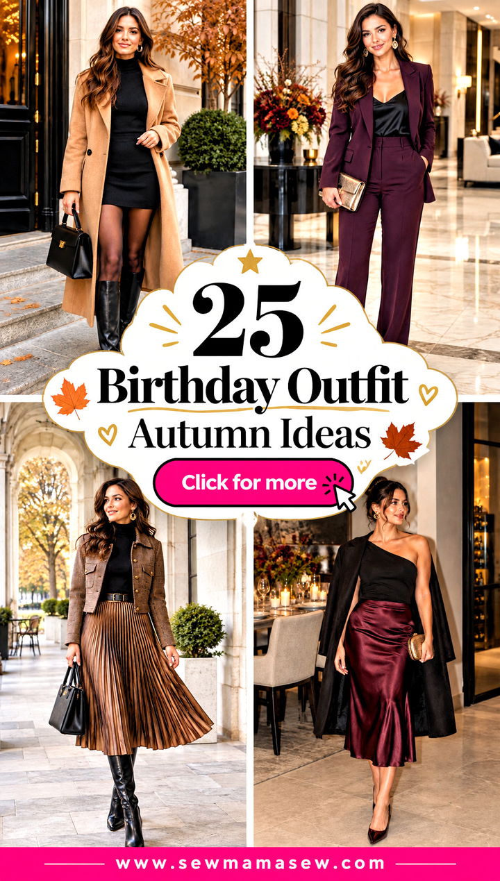 25 Birthday Outfit Autumn Ideas for a Chic Celebration Look - 25 Birthday Outfit Autumn Ideas for a Chic Celebration Look