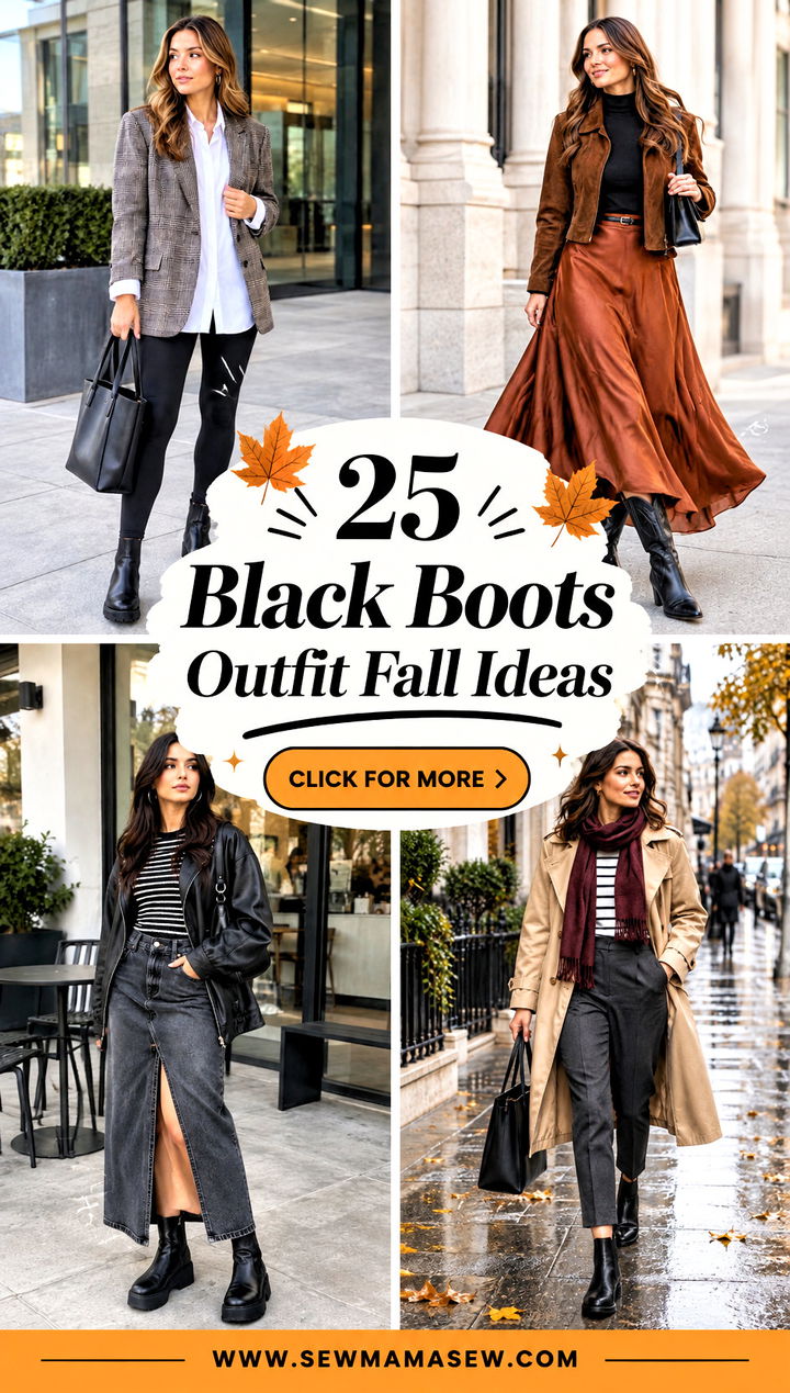 25 Black Boots Outfit Fall Ideas for Chic Versatile Looks - 25 Black Boots Outfit Fall Ideas for Chic, Versatile Looks