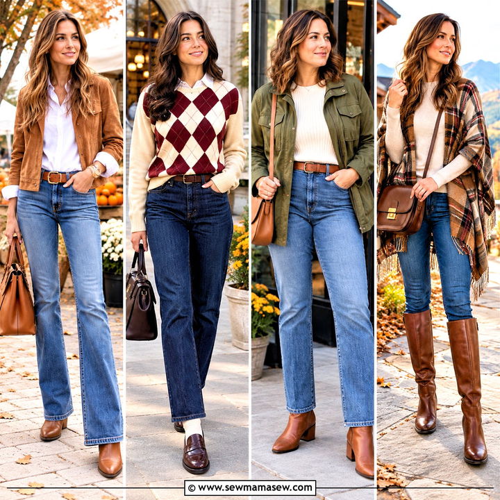 25 Blue Jeans Outfit Autumn Ideas: Cozy Looks for Weekends