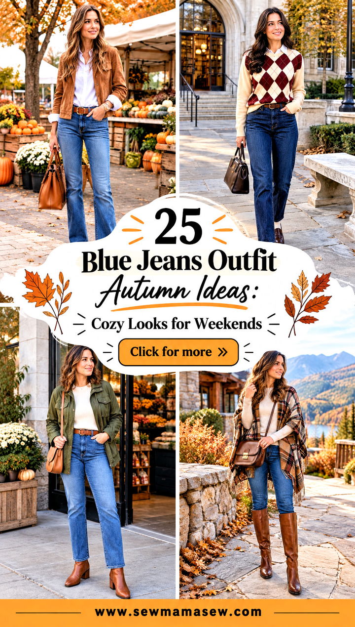 25 Blue Jeans Outfit Autumn Ideas Cozy Looks for Weekends - 25 Blue Jeans Outfit Autumn Ideas: Cozy Looks for Weekends