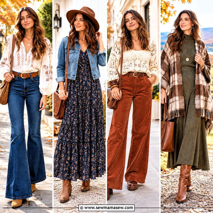 25 Bohemian Fall Outfits: Dreamy Layers for Crisp Weekends