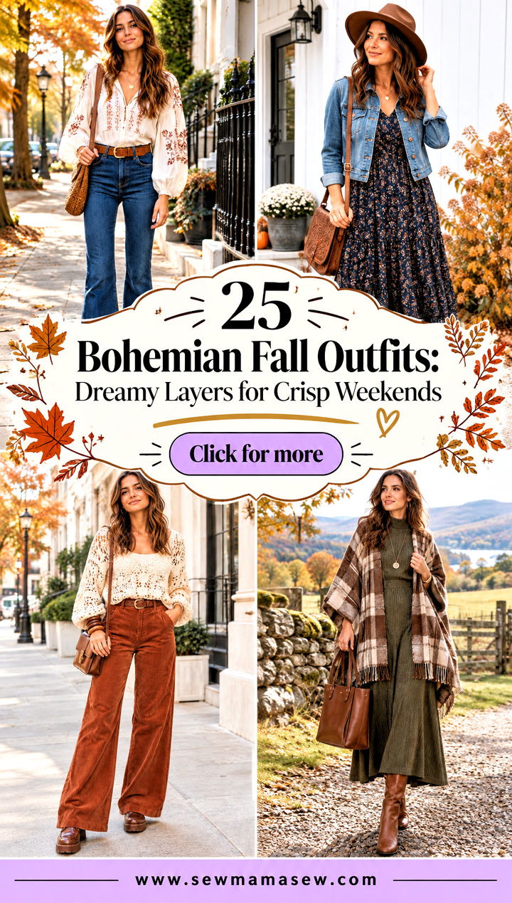 25 Bohemian Fall Outfits Dreamy Layers for Crisp Weekends - 25 Bohemian Fall Outfits: Dreamy Layers for Crisp Weekends