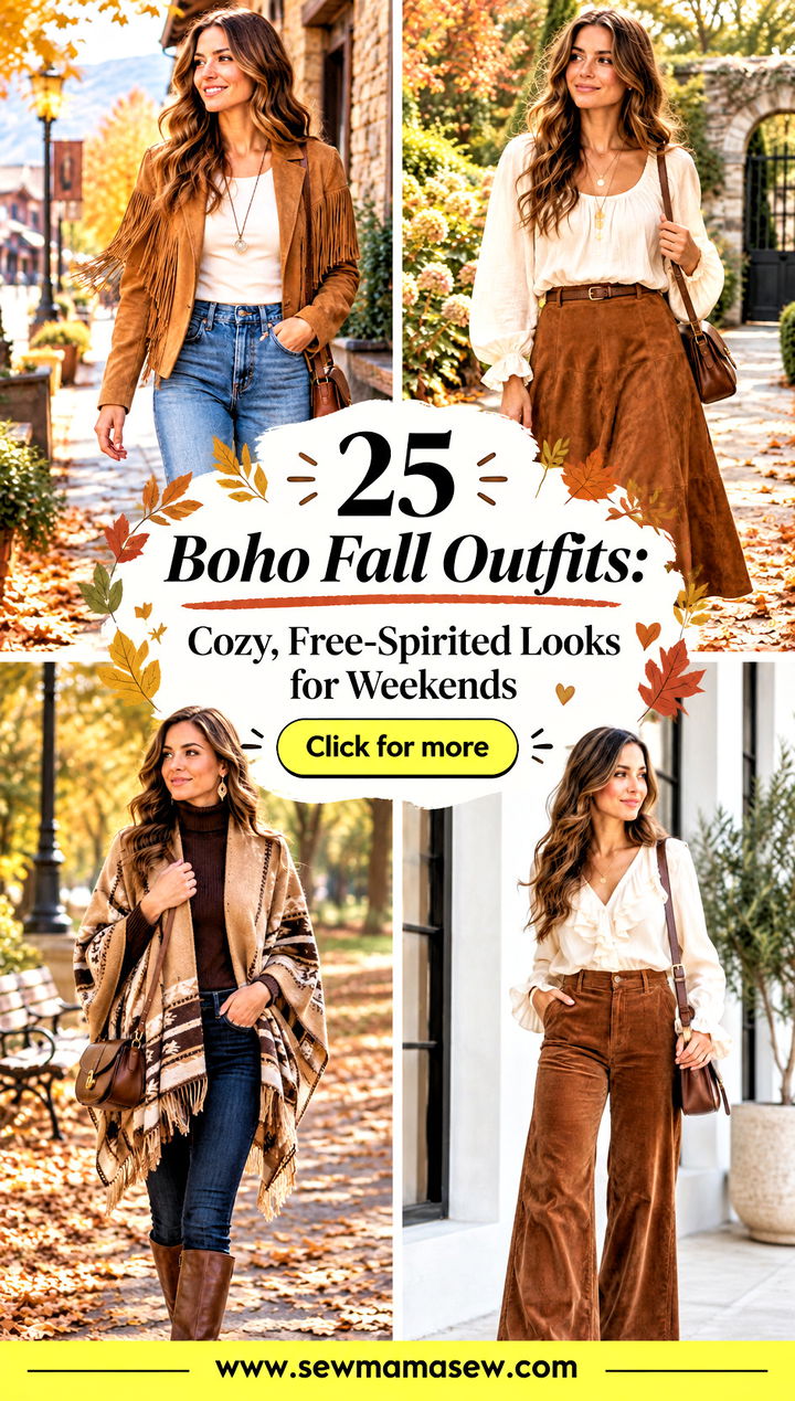 25 Boho Fall Outfits Cozy Free-Spirited Looks for Weekends - 25 Boho Fall Outfits: Cozy, Free-Spirited Looks for Weekends