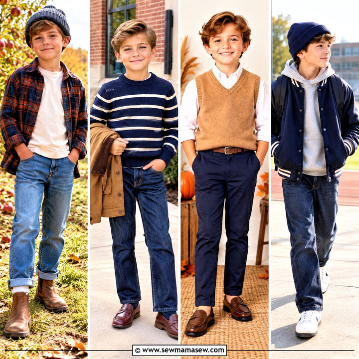 25 Boy Fall Outfits: Comfy Layers for School and Playtime