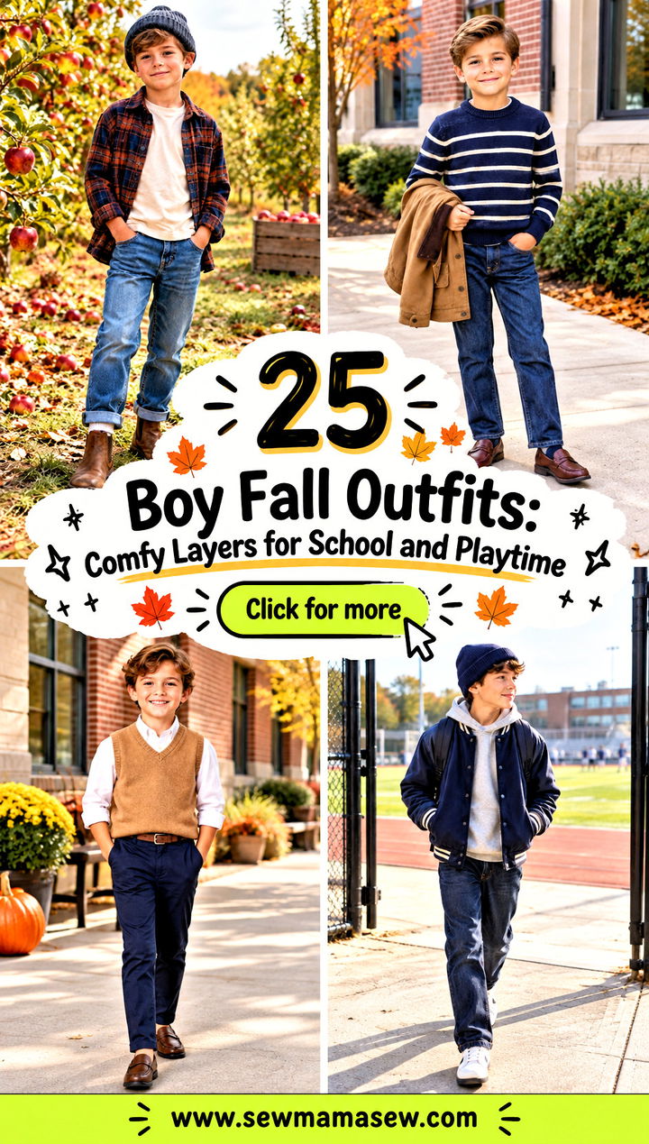 25 Boy Fall Outfits Comfy Layers for School and Playtime - 25 Boy Fall Outfits: Comfy Layers for School and Playtime