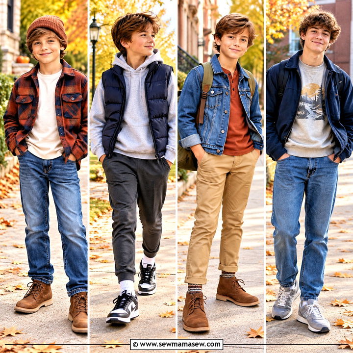 25 Boys Fall Outfits: Cozy Everyday Looks for Active Kids