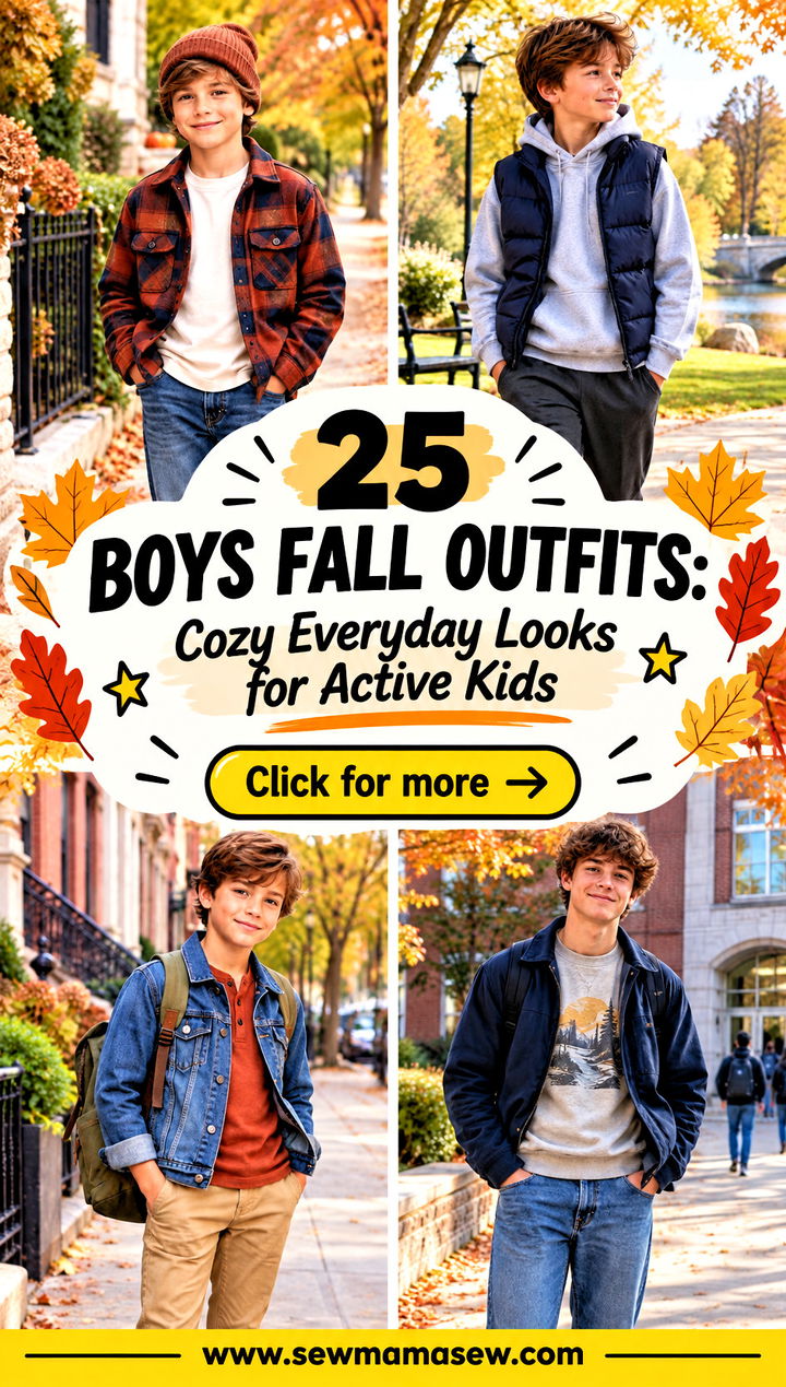 25 Boys Fall Outfits Cozy Everyday Looks for Active Kids - 25 Boys Fall Outfits: Cozy Everyday Looks for Active Kids