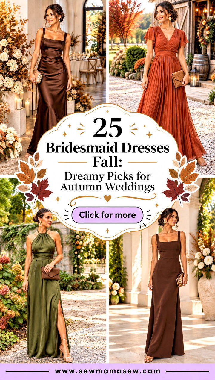 25 Bridesmaid Dresses Fall Dreamy Picks for Autumn Weddings - 25 Bridesmaid Dresses Fall: Dreamy Picks for Autumn Weddings