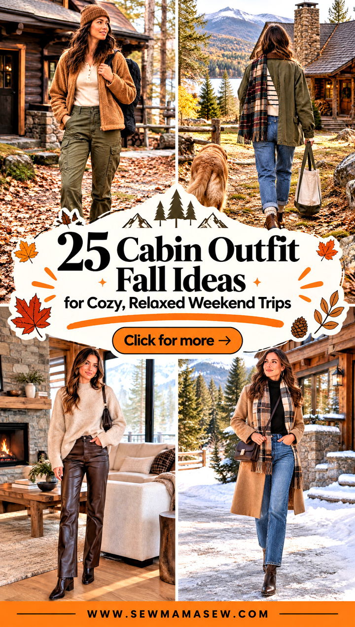 25 Cabin Outfit Fall Ideas for Cozy Relaxed Weekend Trips - 25 Cabin Outfit Fall Ideas for Cozy, Relaxed Weekend Trips