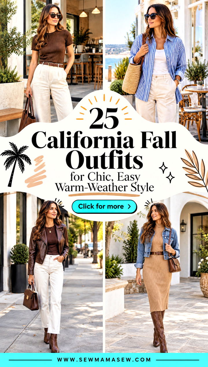 25 California Fall Outfits for Chic Easy Warm-Weather Style - 25 California Fall Outfits for Chic, Easy Warm-Weather Style