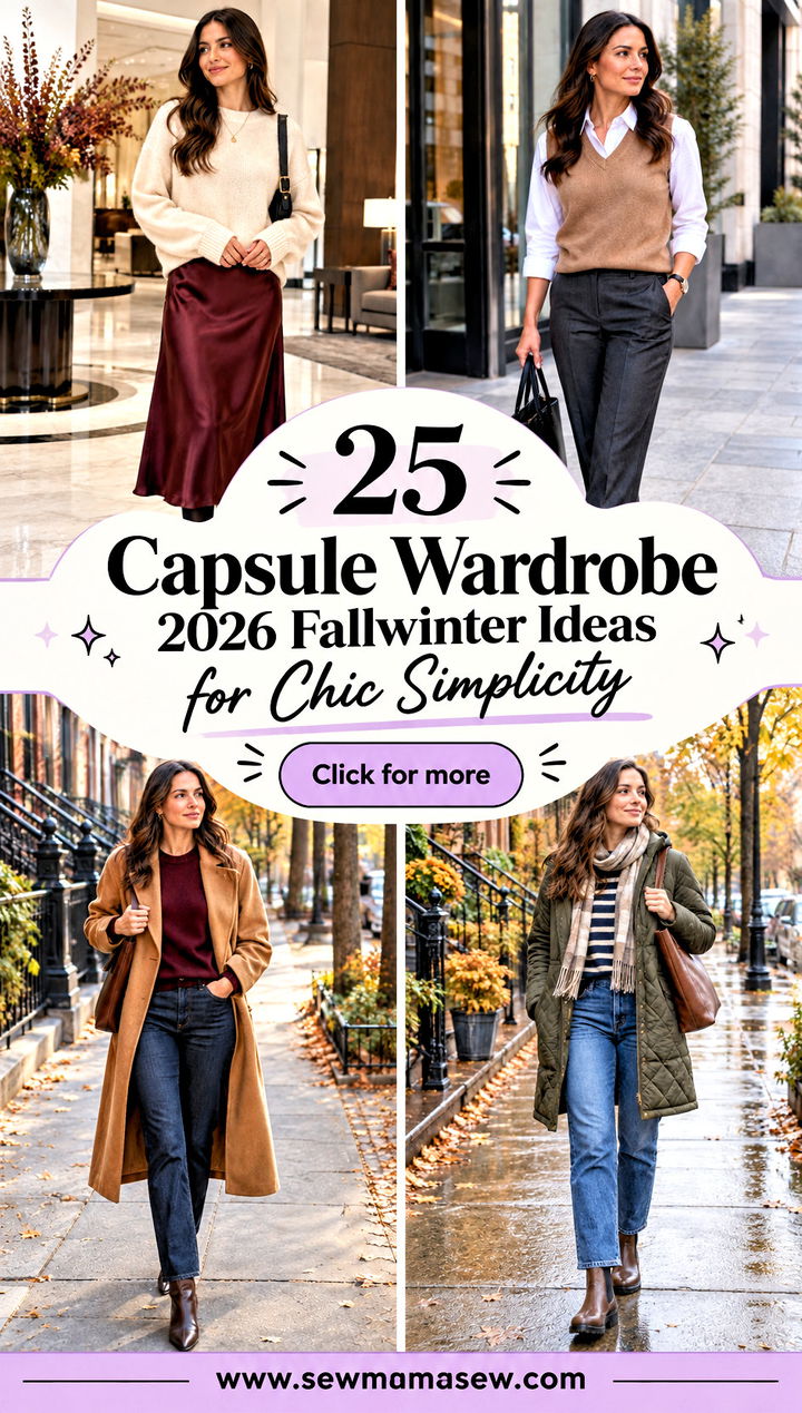 25 Capsule Wardrobe 2026 Fallwinter Ideas for Chic Simplicity - 25 Capsule Wardrobe 2026 Fallwinter Ideas for Chic Simplicity