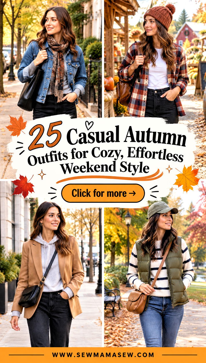 25 Casual Autumn Outfits for Cozy Effortless Weekend Style - 25 Casual Autumn Outfits for Cozy, Effortless Weekend Style