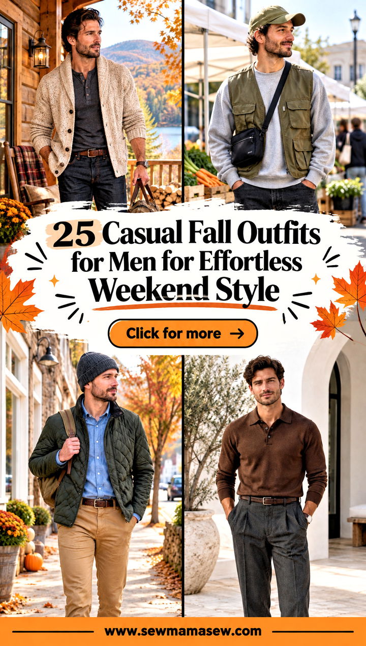 25 Casual Fall Outfits for Men for Effortless Weekend Style - 25 Casual Fall Outfits for Men for Effortless Weekend Style