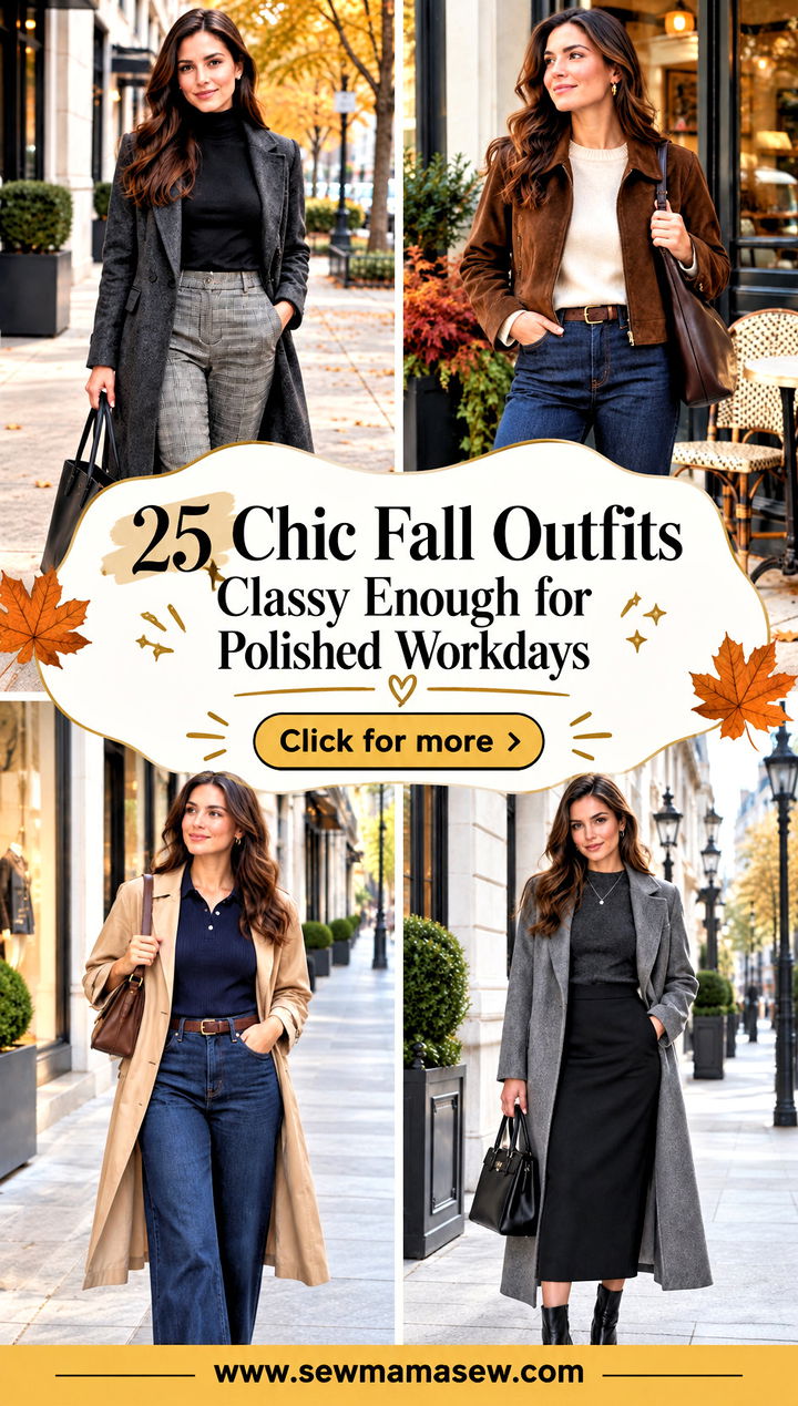 25 Chic Fall Outfits Classy Enough for Polished Workdays - 25 Chic Fall Outfits Classy Enough for Polished Workdays