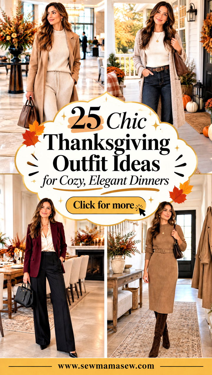 25 Chic Thanksgiving Outfit Ideas for Cozy Elegant Dinners - 25 Chic Thanksgiving Outfit Ideas for Cozy, Elegant Dinners