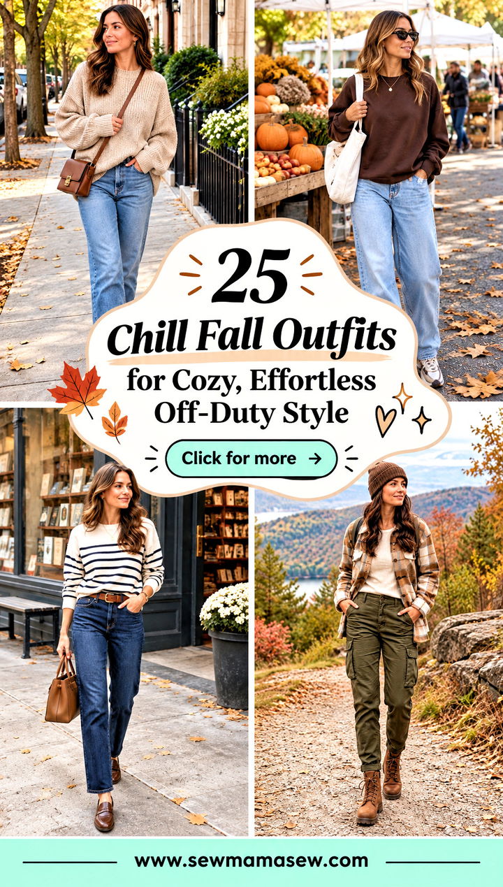 25 Chill Fall Outfits for Cozy Effortless Off-Duty Style - 25 Chill Fall Outfits for Cozy, Effortless Off-Duty Style