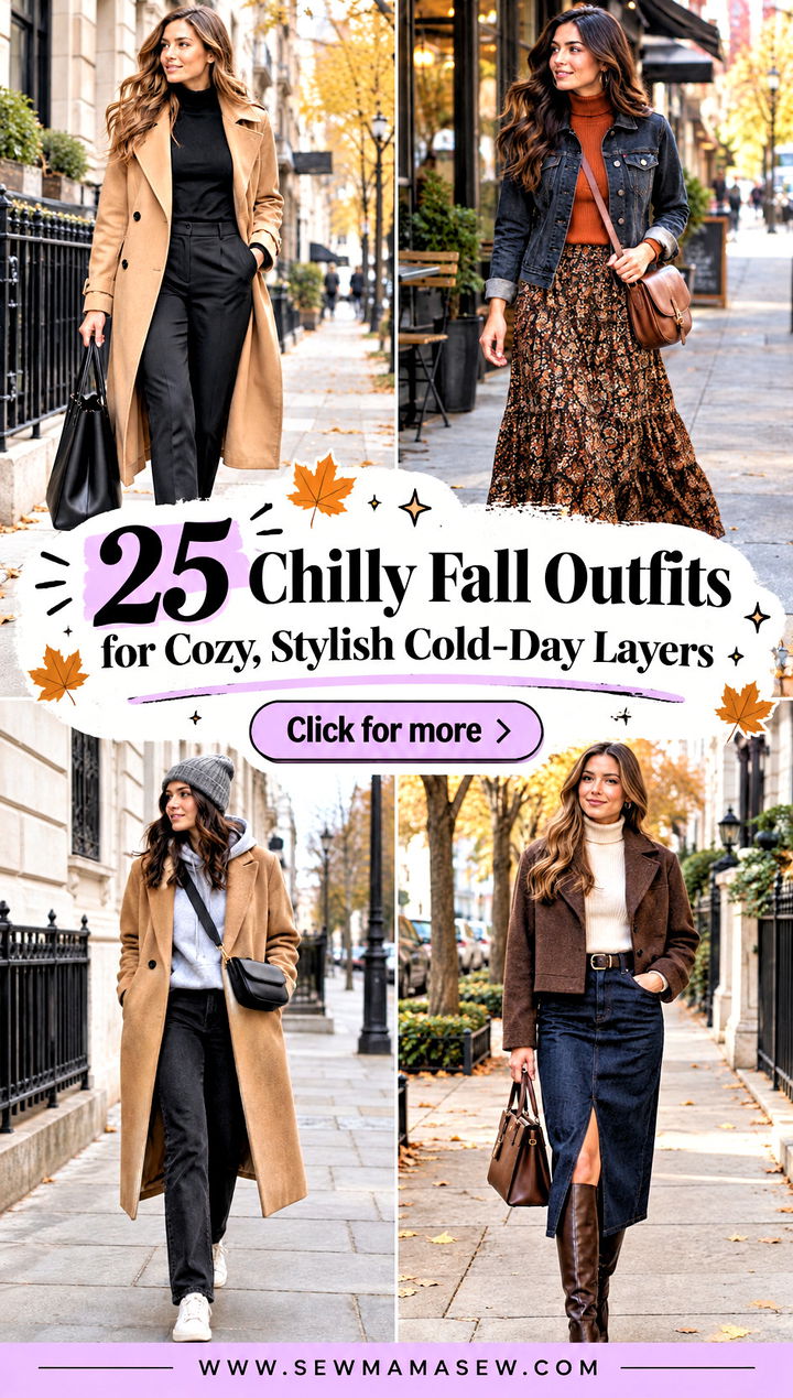 25 Chilly Fall Outfits for Cozy Stylish Cold-Day Layers - 25 Chilly Fall Outfits for Cozy, Stylish Cold-Day Layers