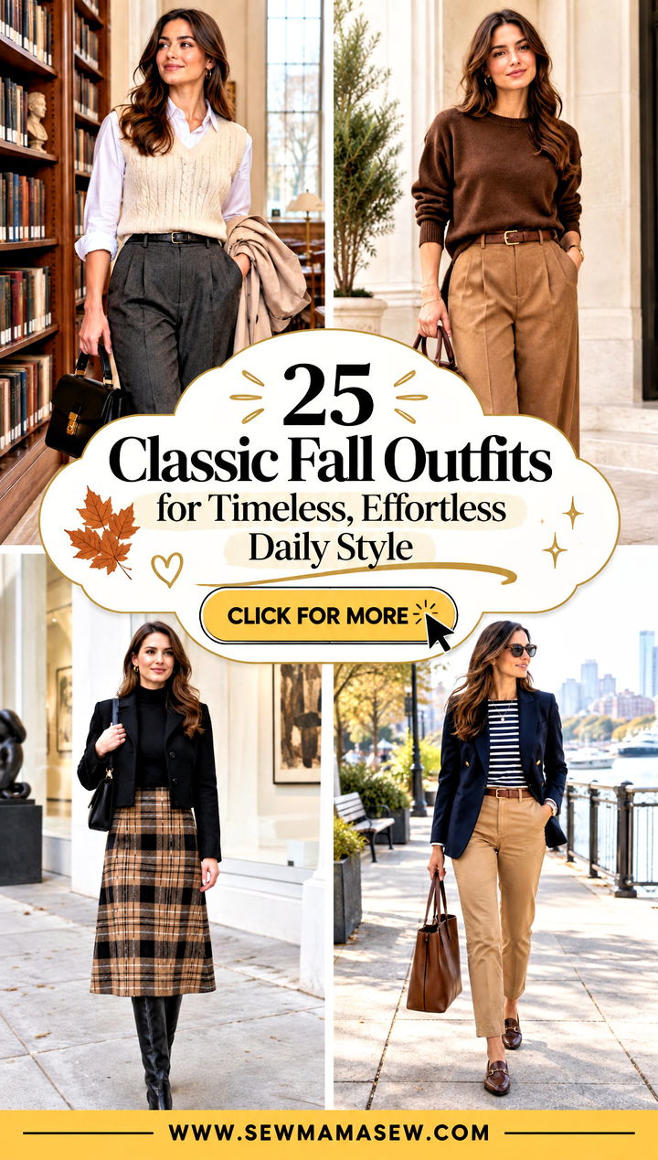 25 Classic Fall Outfits for Timeless Effortless Daily Style - 25 Classic Fall Outfits for Timeless, Effortless Daily Style
