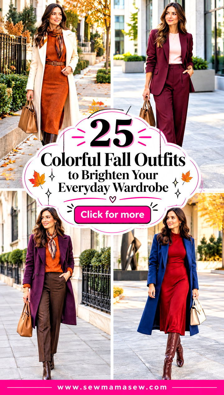 25 Colorful Fall Outfits to Brighten Your Everyday Wardrobe - 25 Colorful Fall Outfits to Brighten Your Everyday Wardrobe