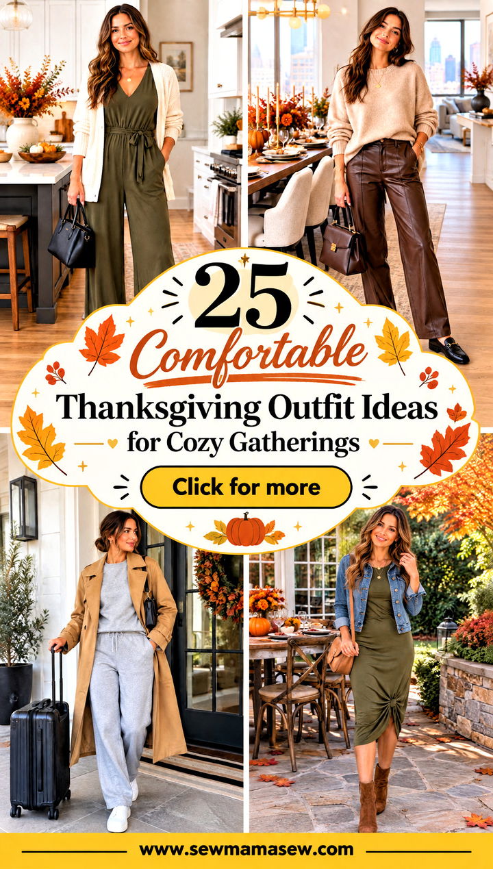 25 Comfortable Thanksgiving Outfit Ideas for Cozy Gatherings - 25 Comfortable Thanksgiving Outfit Ideas for Cozy Gatherings