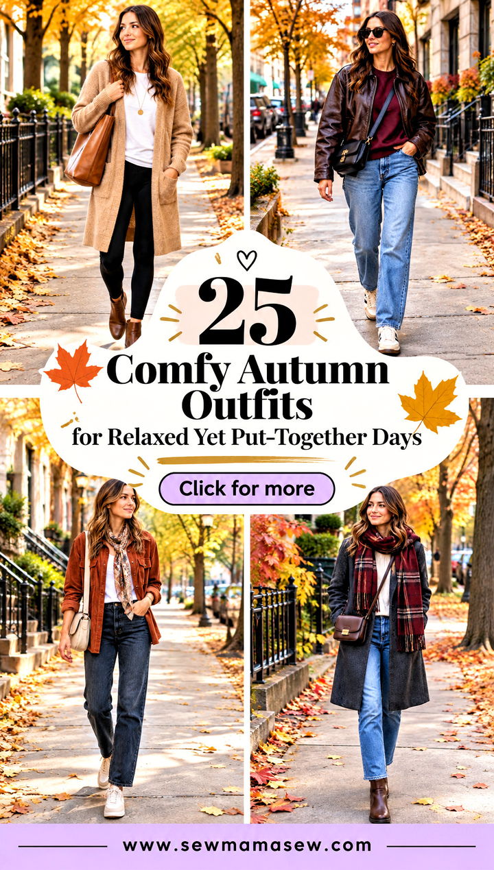 25 Comfy Autumn Outfits for Relaxed Yet Put-Together Days - 25 Comfy Autumn Outfits for Relaxed Yet Put-Together Days