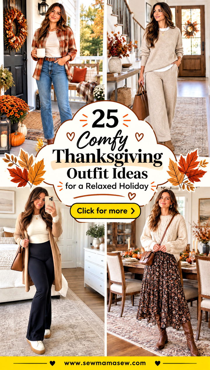 25 Comfy Thanksgiving Outfit Ideas for a Relaxed Holiday - 25 Comfy Thanksgiving Outfit Ideas for a Relaxed Holiday