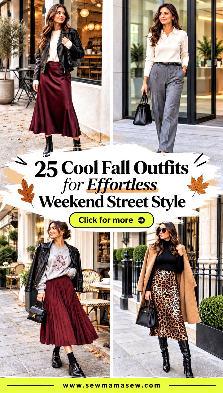 25 Cool Fall Outfits for Effortless Weekend Street Style - 25 Cool Fall Outfits for Effortless Weekend Street Style
