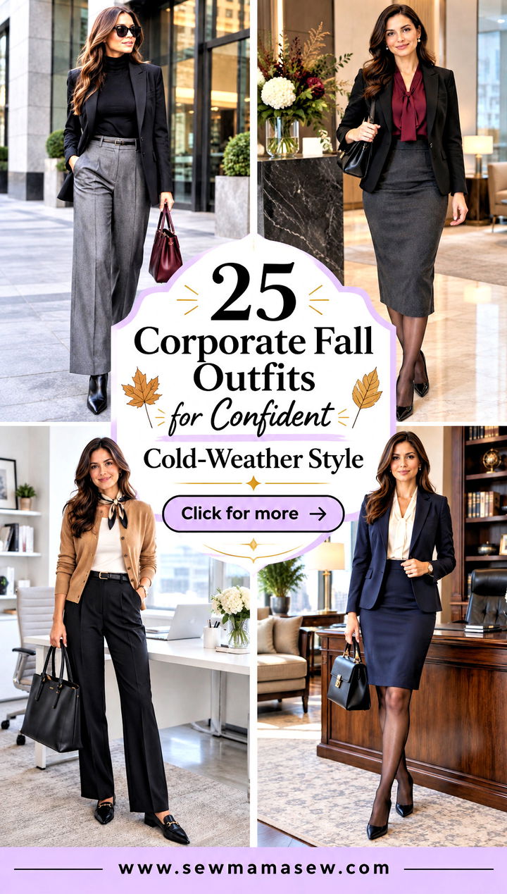 25 Corporate Fall Outfits for Confident Cold-Weather Style - 25 Corporate Fall Outfits for Confident Cold-Weather Style
