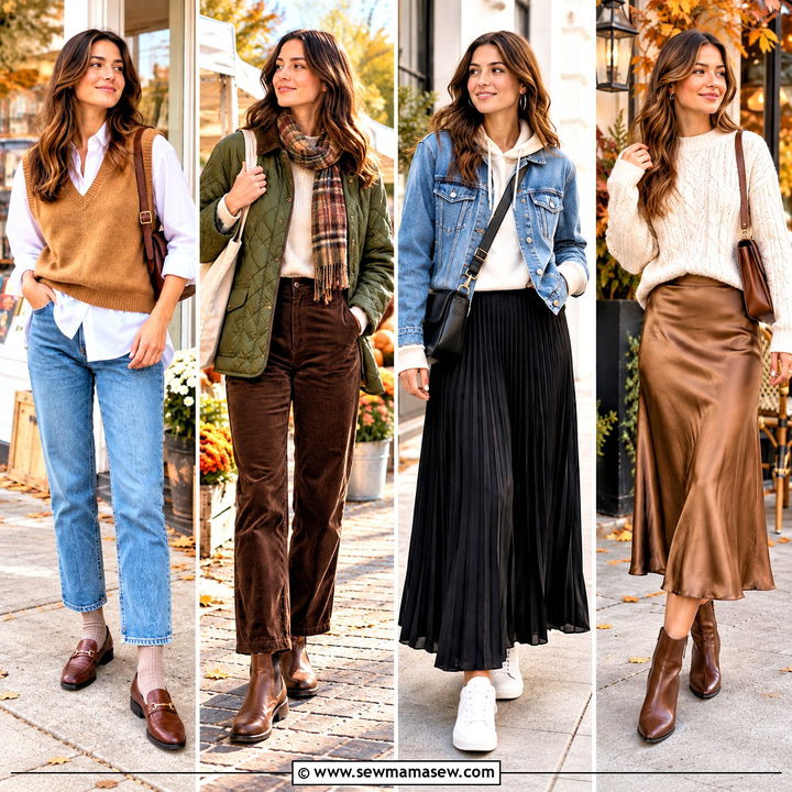 25 Cosy Fall Outfits for Chic and Comfy Everyday Layering