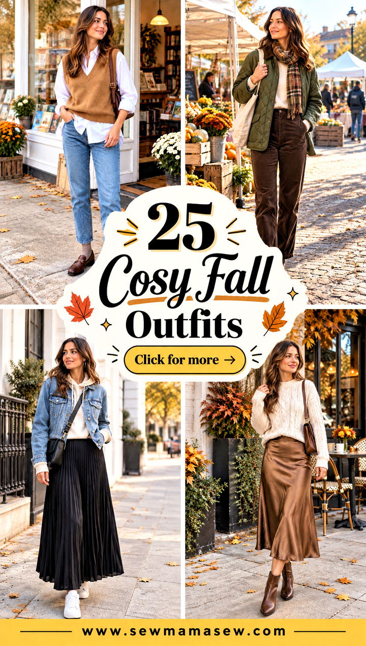 25 Cosy Fall Outfits for Chic and Comfy Everyday Layering - 25 Cosy Fall Outfits for Chic and Comfy Everyday Layering