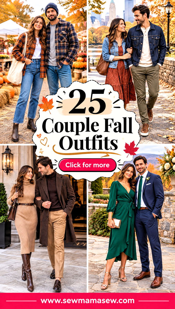 25 Couple Fall Outfits for Charming Weekend Dates Together - 25 Couple Fall Outfits for Charming Weekend Dates Together