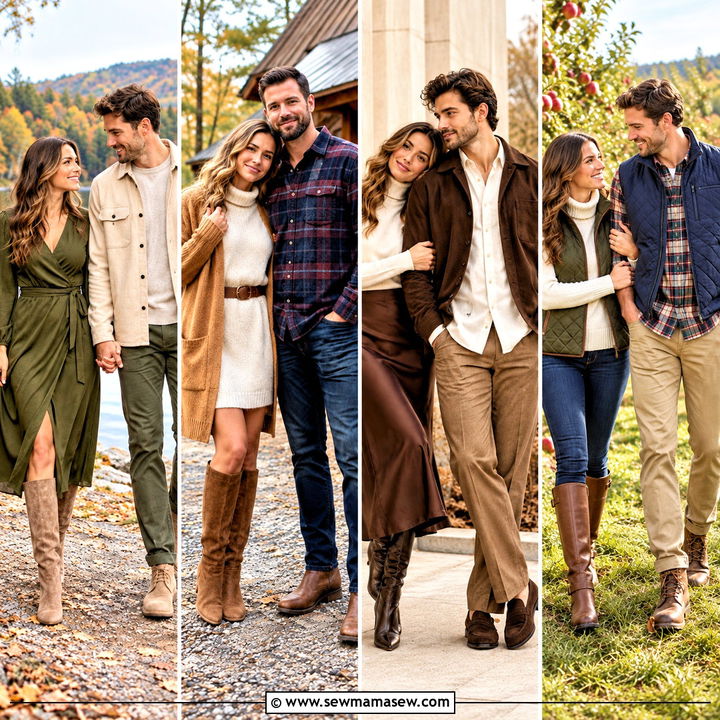 25 Couples Fall Photoshoot Outfits for Dreamy Autumn Moments