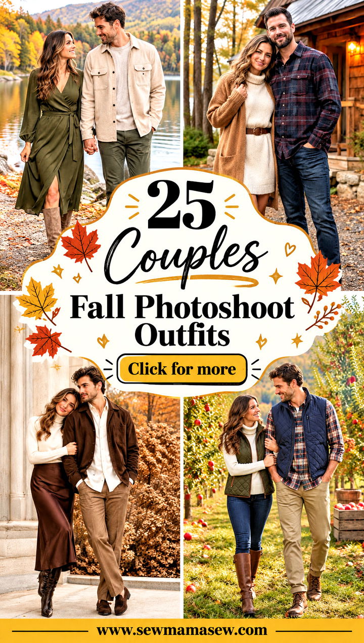 25 Couples Fall Photoshoot Outfits for Dreamy Autumn Moments - 25 Couples Fall Photoshoot Outfits for Dreamy Autumn Moments
