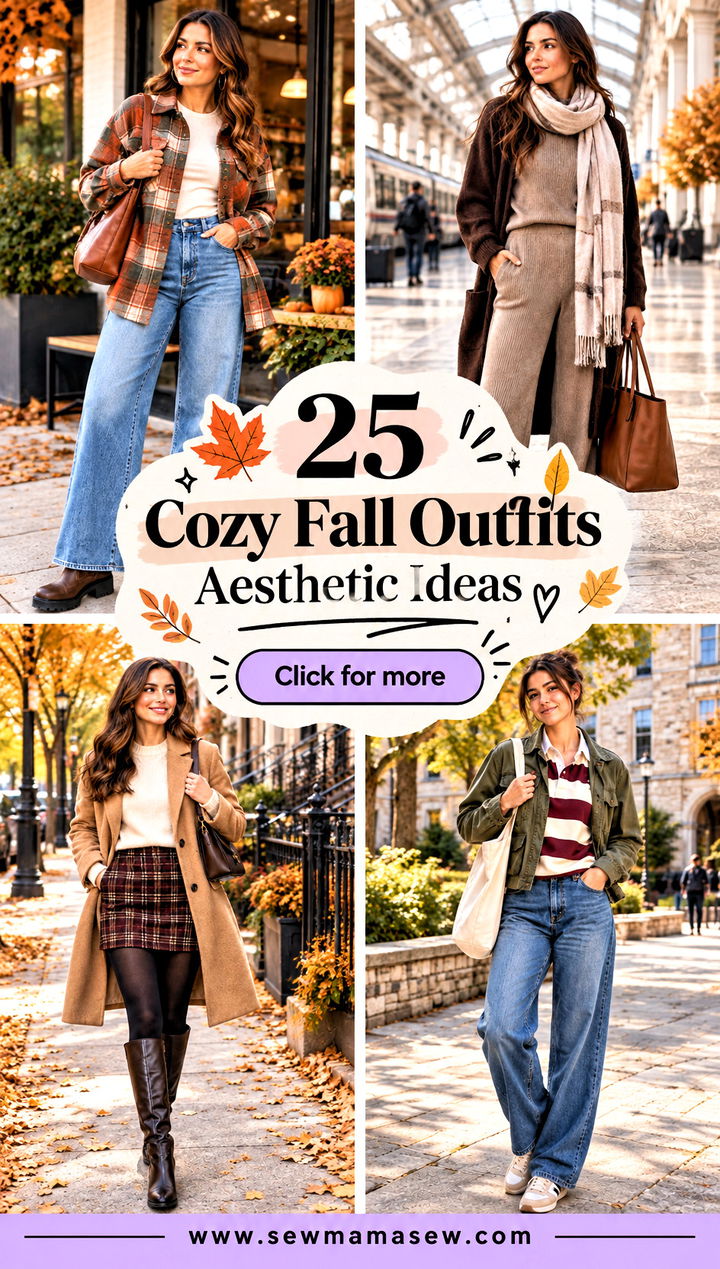 25 Cozy Fall Outfits Aesthetic Ideas for Dreamy Autumn Days - 25 Cozy Fall Outfits Aesthetic Ideas for Dreamy Autumn Days