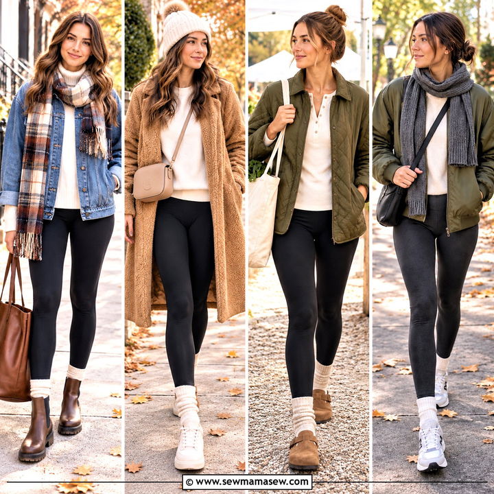 25 Cozy Fall Outfits With Leggings for Chic Everyday Comfort