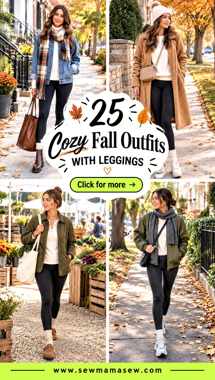 25 Cozy Fall Outfits With Leggings for Chic Everyday Comfort - 25 Cozy Fall Outfits With Leggings for Chic Everyday Comfort