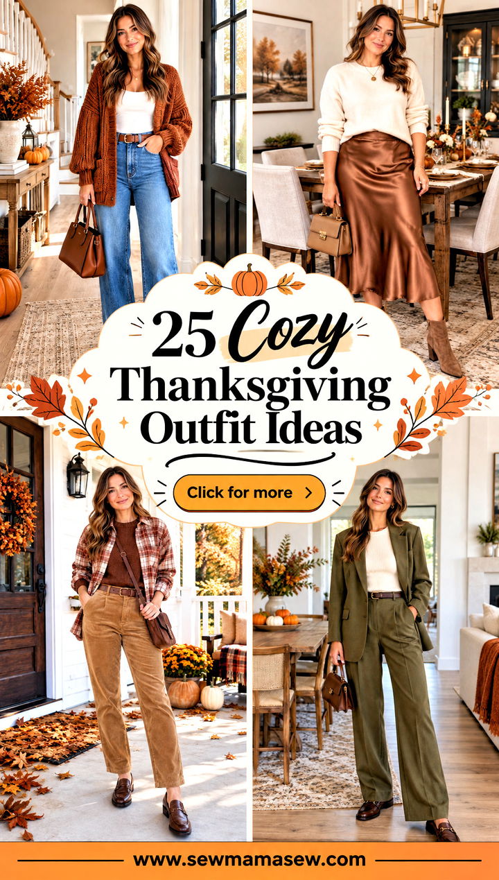 25 Cozy Thanksgiving Outfit Ideas for a Stylish Family Feast - 25 Cozy Thanksgiving Outfit Ideas for a Stylish Family Feast