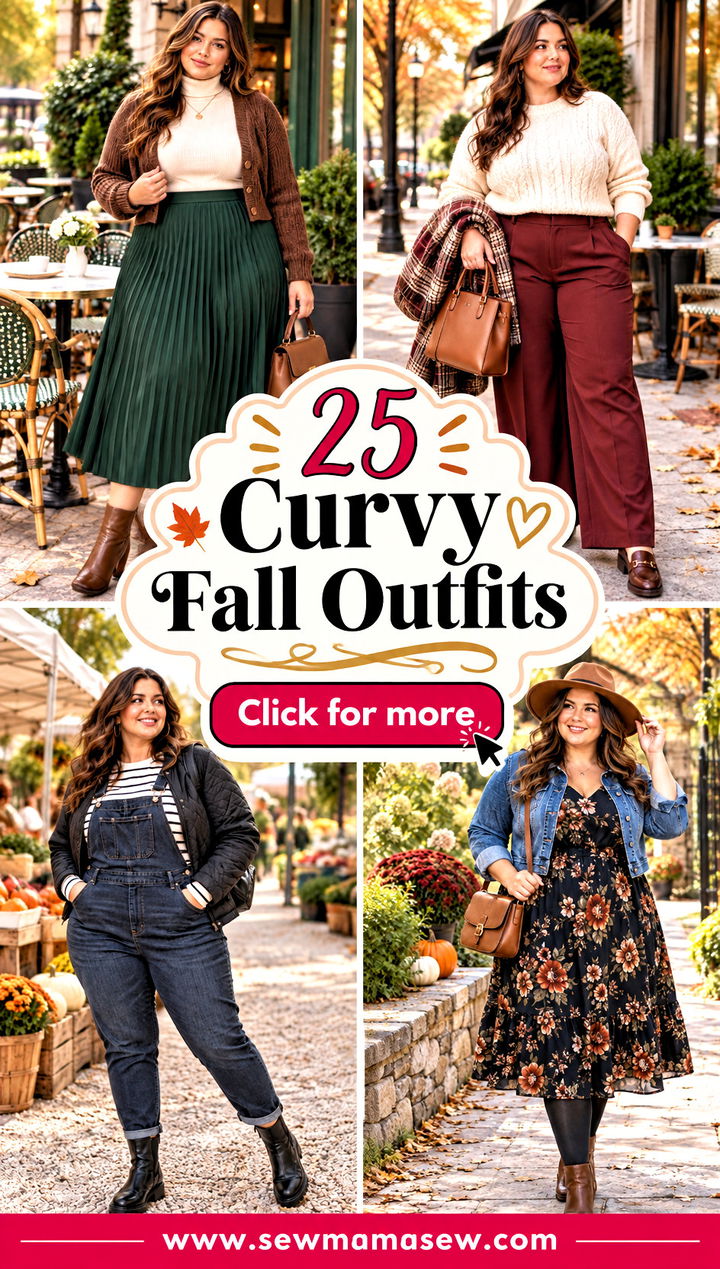 25 Curvy Fall Outfits for Confident Comfortable Daily Style - 25 Curvy Fall Outfits for Confident, Comfortable Daily Style