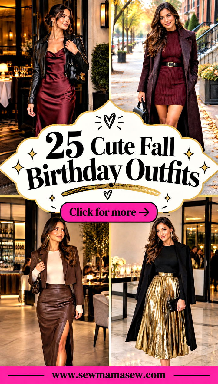 25 Cute Fall Birthday Outfits for a Celebration Youll Love - 25 Cute Fall Birthday Outfits for a Celebration You'll Love