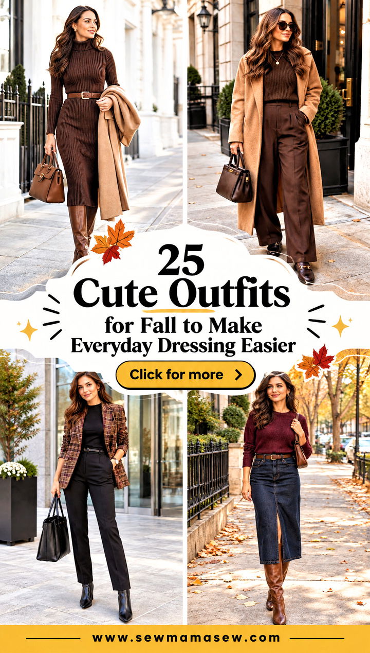 25 Cute Outfits for Fall to Make Everyday Dressing Easier - 25 Cute Outfits for Fall to Make Everyday Dressing Easier