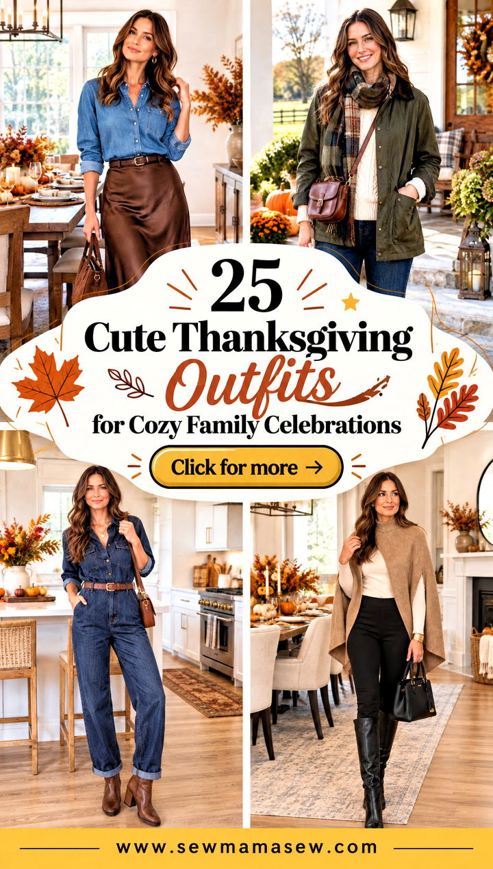 25 Cute Thanksgiving Outfits for Cozy Family Celebrations - 25 Cute Thanksgiving Outfits for Cozy Family Celebrations