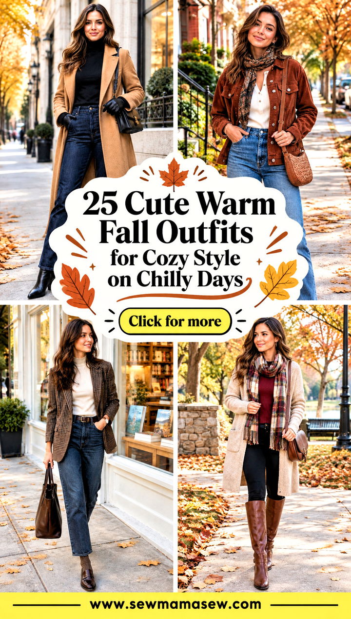 25 Cute Warm Fall Outfits for Cozy Style on Chilly Days - 25 Cute Warm Fall Outfits for Cozy Style on Chilly Days