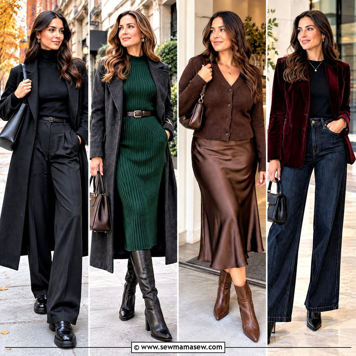 25 Dark Fall Outfits for Moody Polished Everyday Style
