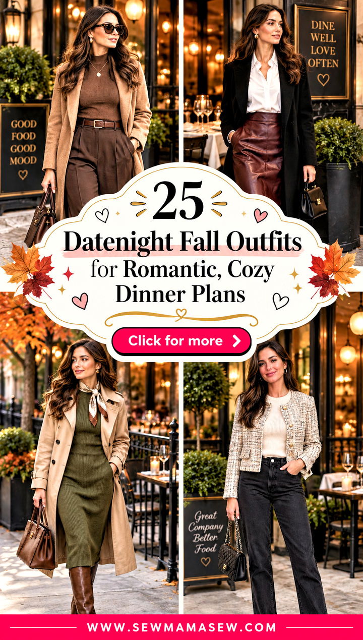 25 Datenight Fall Outfits for Romantic Cozy Dinner Plans - 25 Datenight Fall Outfits for Romantic, Cozy Dinner Plans