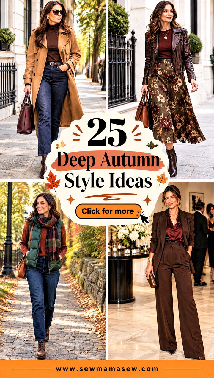 25 Deep Autumn Style Ideas for a Beautiful Everyday Look - 25 Deep Autumn Style Ideas for a Beautiful Everyday Look