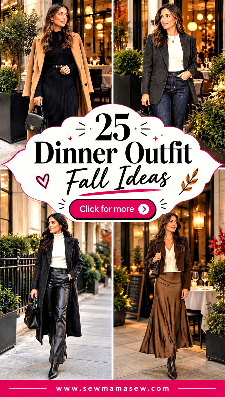 25 Dinner Outfit Fall Ideas for Cozy Stylish Date Nights - 25 Dinner Outfit Fall Ideas for Cozy, Stylish Date Nights